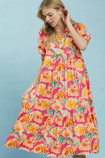 Summertime Floral Midi