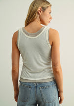 Double Layered Racer Top