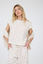 Stripe Round Neck Top