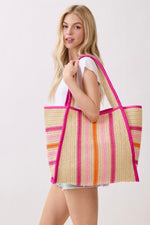 Jennifer Striped Beach Bag