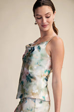 Watercolor Satin Cami