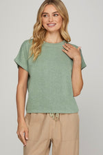 Sweater Knit Tee