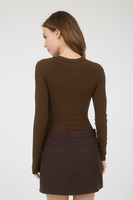 Mini-Rib Bodysuit