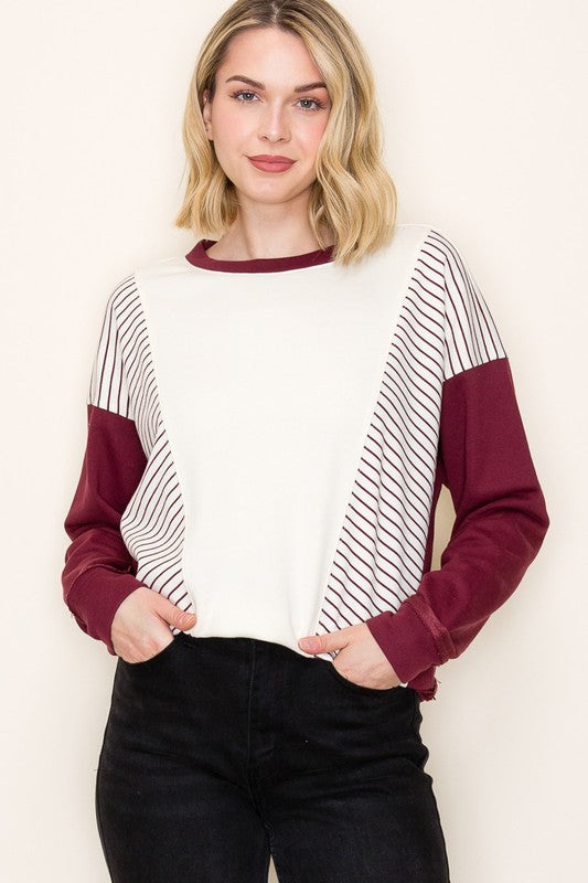 Solid & Stripe Sweatshirt