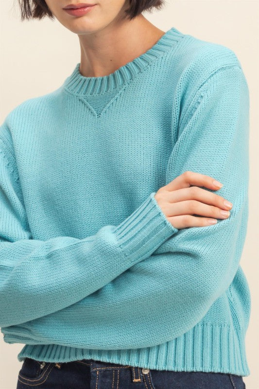 Cropped Classic Sweater