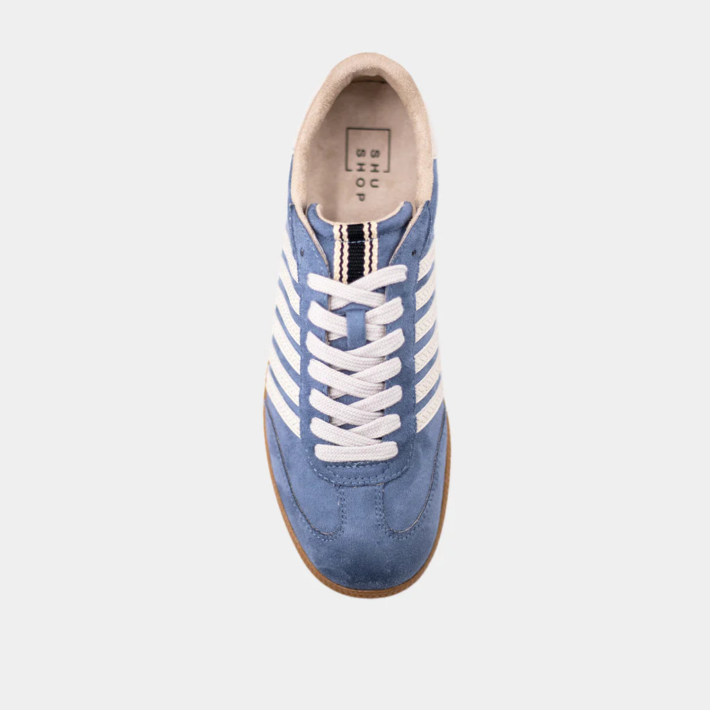 Blue Suede Stevie Sneaker by Shu Shop