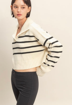 Rugby Crop Sweater
