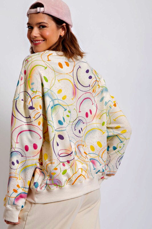 Happy Face Pullover