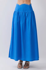 Studded Blue Skirt