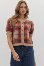 Christmas Plaid Sweater