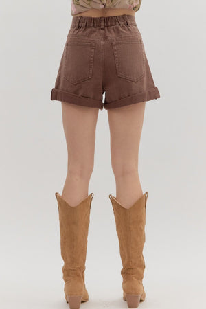 Roll-Up Hem Shorts