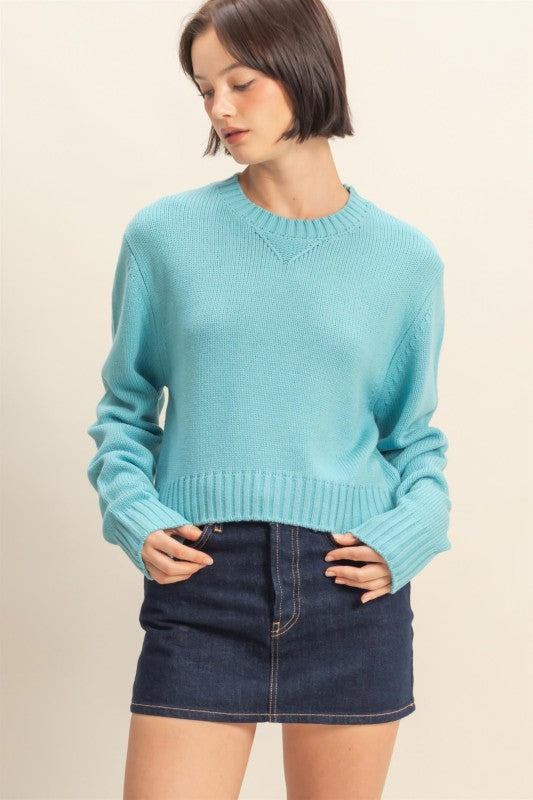 Cropped Classic Sweater
