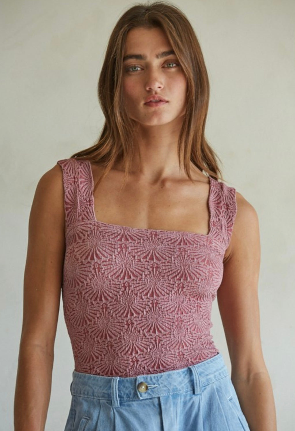 Seamless Jacquard Tank