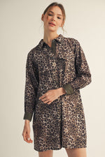 Contrast Leo Dress