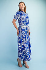 Scarf Print Midi