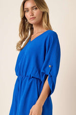 Tab Sleeve Romper