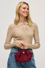 Selena Faux Suede Mini Bag