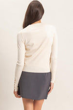 Ivory Crew Neck Sweater