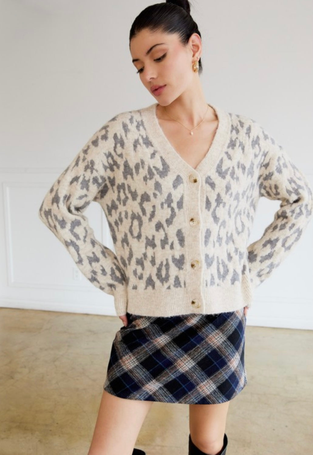 The Leopard Cardigan