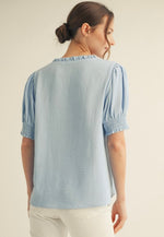 Powder Blue Blouse