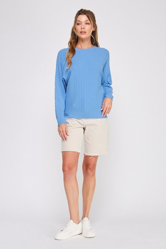 Pointelle Sweater