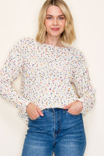Popcorn Pullover Sweater