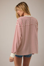 Striped Thermal Top