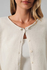 Rolled Neck Cardigan