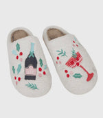 Christmas Champagne Slippers