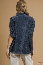 Navy Luxeknit Top