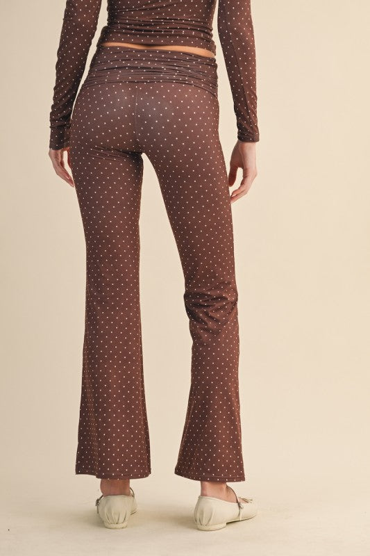 Dot Flare Pants