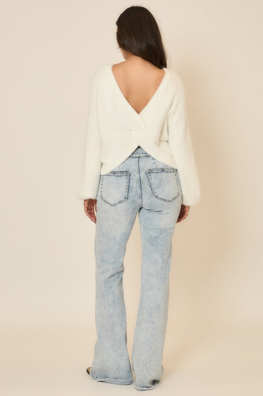 Reversible Twist Sweater