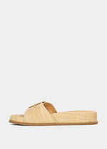 Delphine Raffia Slide