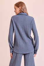 Pebbled Blouse