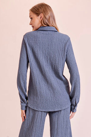 Pebbled Blouse