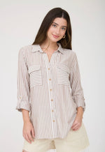 Striped Collared Shirt