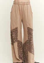 Mineral Wash Patchwork Pants