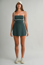 Contrast Binding Romper