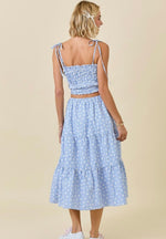 Flower Gingham Set