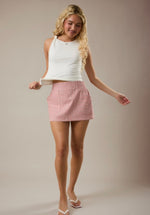 Stripe Mini Skirt