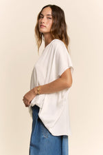 Draped Silhouette Top