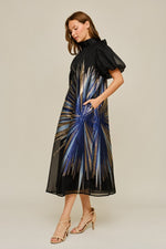 Blue Burst Dress