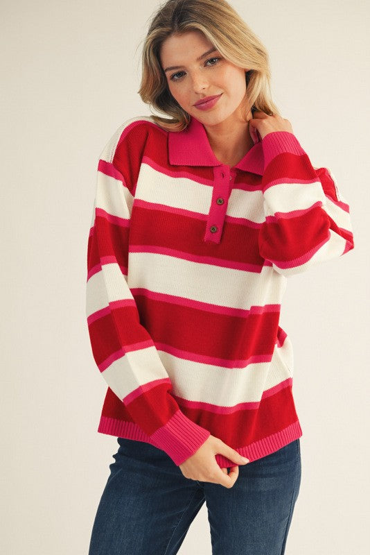 Polo Style Sweater