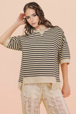 Striped Colorblock Top