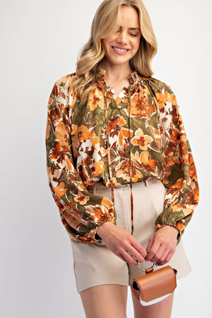 Mirabelle Satin Blouse