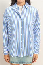 Striped Poplin Shirt