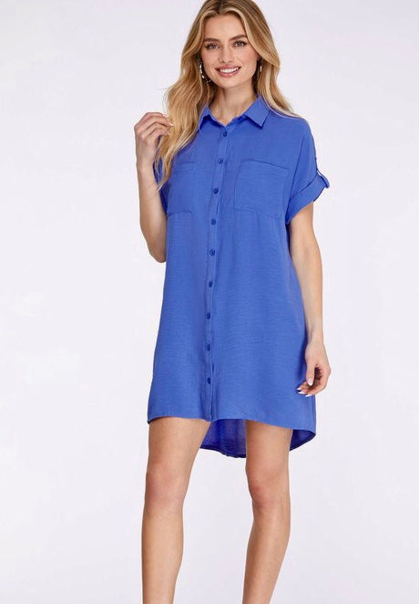 Woven Shirt Dress