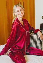 Long Satin PJ Set