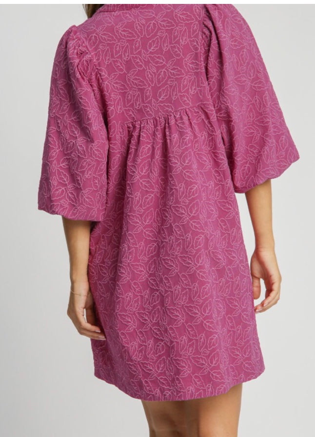 Jacquard Lace Dress