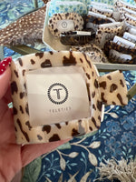 Teleties Blonde Tortoise Flat Square Clip